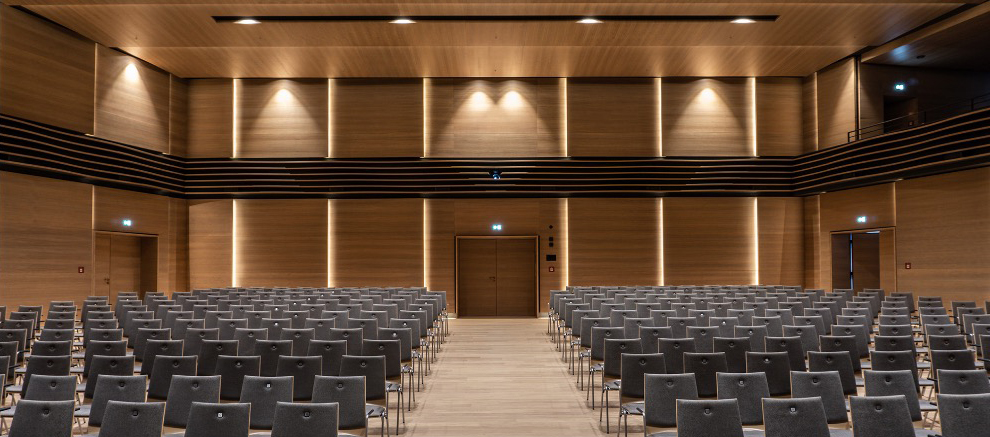 Der neue Konzertsaal für die kulturelle Unterhaltung im Wohnstift Nürnberg